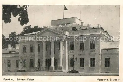 Warschau_Masowien Belweder Palast Warschau Masowien