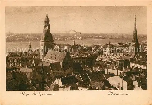 Riga_Lettland Stadtpanorama Riga_Lettland