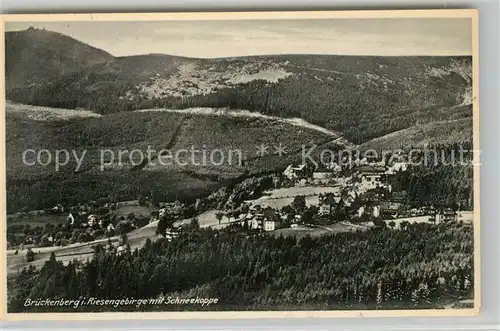 Brueckenberg Schneekoppe Panorama Brueckenberg