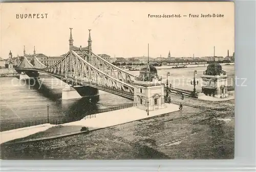 Budapest Franz Josefs Bruecke Budapest