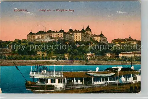 Budapest Koenigliche Burg Hafen Budapest