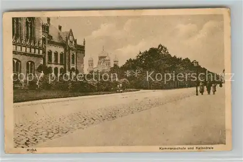 Riga_Lettland Kommerzschule Kathedrale Riga_Lettland