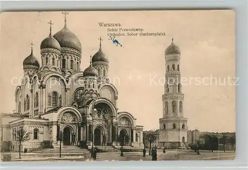 Warszawa Orthodoxe Kirche Sachsenplatz Warszawa