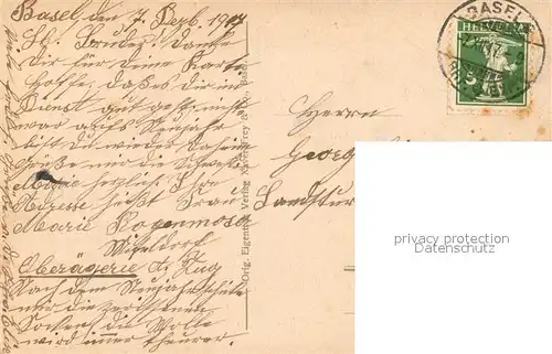 AK / Ansichtskarte Basel_BS Rheinpartie mit Muenster Basel_BS