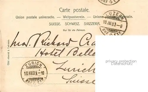 AK / Ansichtskarte Luzern_LU Rathaus Luzern_LU