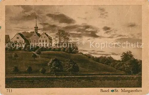 AK / Ansichtskarte Basel_BS St. Margarethen Basel_BS
