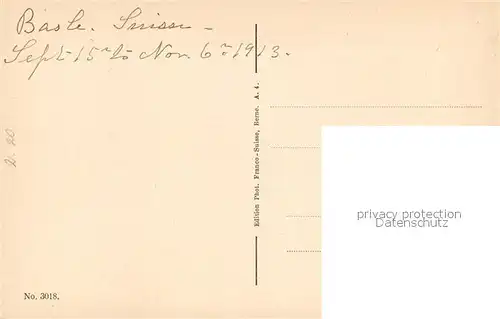 AK / Ansichtskarte Basel_BS Marktplatz mit Rathaus Basel_BS