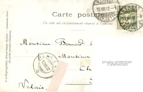 AK / Ansichtskarte Geneve_GE Promenade de la Treille en Hiver Geneve_GE