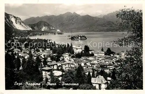 AK / Ansichtskarte Stresa_Lago_Maggiore Panorama Stresa_Lago_Maggiore