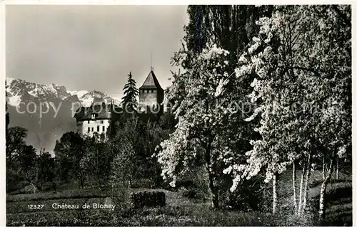 AK / Ansichtskarte Blonay Schloss Blonay