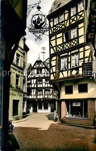 AK / Ansichtskarte Bernkastel Kues Fachwerkhaeuser Bernkastel Kues