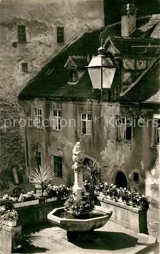 AK / Ansichtskarte Meersburg_Bodensee Baerenbrunnen Meersburg Bodensee