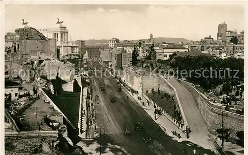 AK / Ansichtskarte Roma_Rom Via dell Impero Roma_Rom