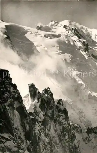 AK / Ansichtskarte Mont_Blanc Panorama Mont_Blanc