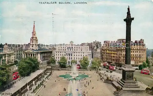 AK / Ansichtskarte London Trafalgar Square London