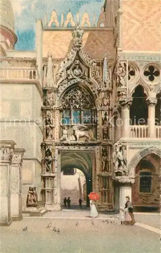 AK / Ansichtskarte Venezia_Venedig Porta della Carta Venezia Venedig