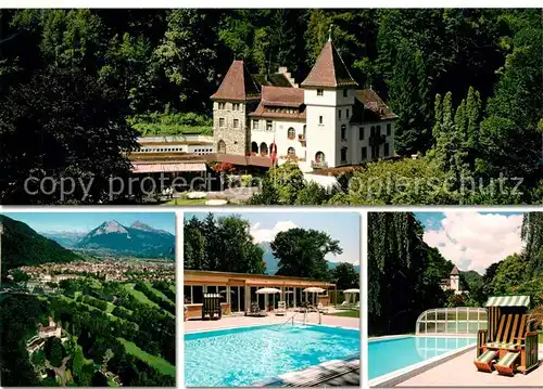 AK / Ansichtskarte Ragaz_Bad Hotel Schloss  Ragaz_Bad
