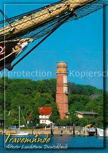 AK / Ansichtskarte Travemuende_Ostseebad Alte Leuchtturm Travemuende_Ostseebad