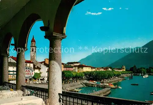 AK / Ansichtskarte Ascona_Lago_Maggiore Porto della Piazza  Ascona_Lago_Maggiore