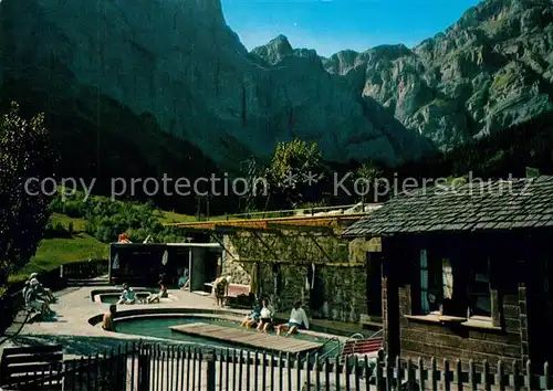 AK / Ansichtskarte Leukerbad Fussbad  Leukerbad