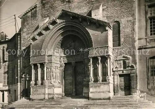 AK / Ansichtskarte Arles_Bouches du Rhone Kathedrale Arles_Bouches du Rhone