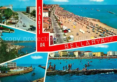 AK / Ansichtskarte Bellaria_Igea_Marina Strand Panorama Bellaria_Igea_Marina