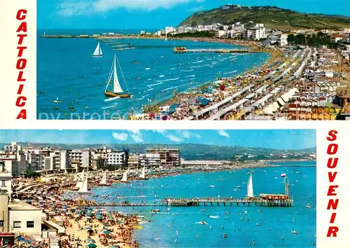 AK / Ansichtskarte Cattolica Strand Seebruecke Cattolica