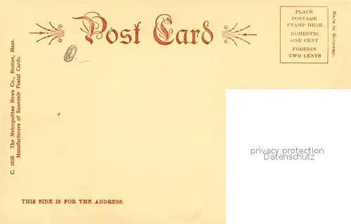 AK / Ansichtskarte Segelschiffe Outward Bound Boston Massachusetts Segelschiffe