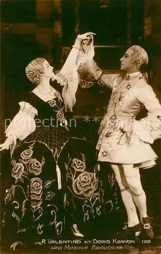 AK / Ansichtskarte Schauspieler R. Valentino Doris Kenyon dans Monsieur Beaucaire  Schauspieler