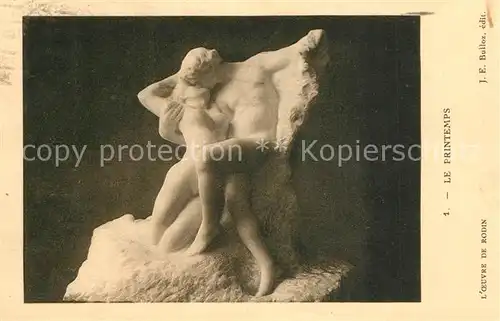AK / Ansichtskarte Skulpturen Le Printemps Rodin  Skulpturen