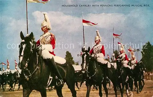 AK / Ansichtskarte Leibgarde_Wache Household Cavalry Pennons Musical Ride  Leibgarde Wache