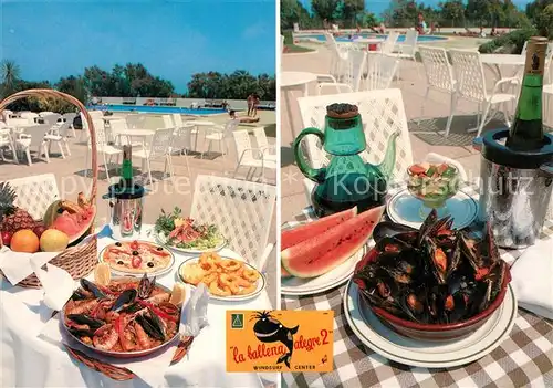 AK / Ansichtskarte Sant_Pere_Pescador Camping Caravaning La Ballena Alegre 2 Gastronomia Sant_Pere_Pescador