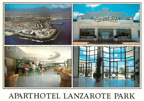 AK / Ansichtskarte Lanzarote_Kanarische Inseln Hotel Lanzarote Park Restaurant Bar Halle Fliegeraufnahme Lanzarote
