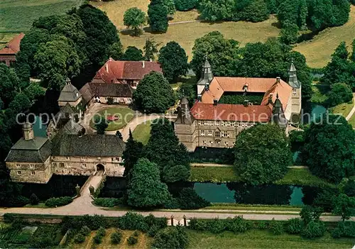 AK / Ansichtskarte Herbern Schloss Westerwinkel Fliegeraufnahme Herbern