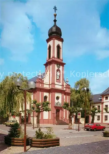 AK / Ansichtskarte Heusenstamm Pfarrkirche St Caecilia Heusenstamm