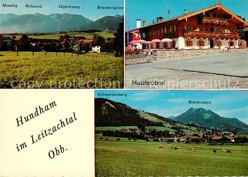 AK / Ansichtskarte Hundham_Miesbach Panorama Hatzlstueberl Schwarzenberg Breitenstein Hundham Miesbach
