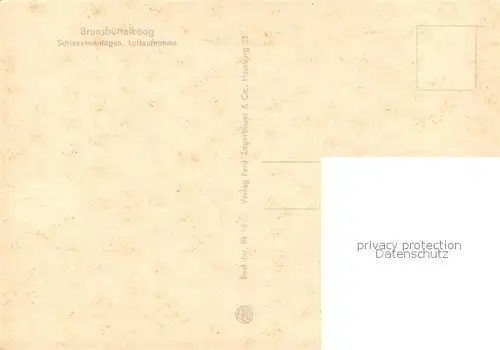 AK / Ansichtskarte Brunsbuettelkoog Schleusenanlagen Fliegeraufnahme Brunsbuettelkoog