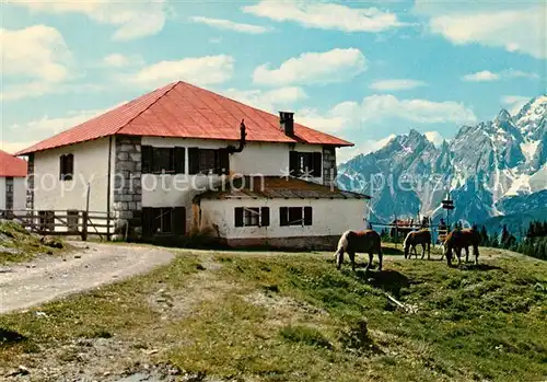 AK / Ansichtskarte Sexten_Sesto_Suedtirol Rifugio Alpe di Nemes Elferkofel Sexten_Sesto_Suedtirol