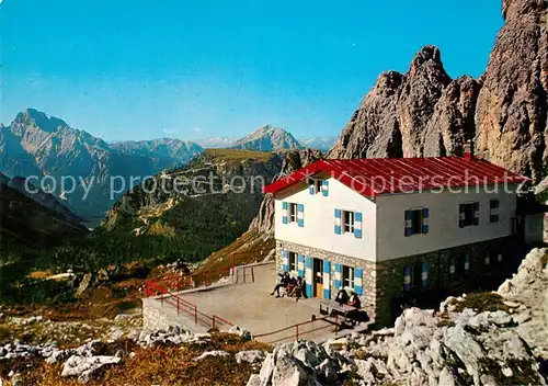 AK / Ansichtskarte Dolomiti Gruppo Cadini di Misurina Rifugio Filli Fonda Savio Dolomiti