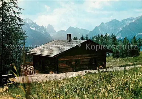 AK / Ansichtskarte Sexten_Sesto_Suedtirol Laerchenhuette Sexten_Sesto_Suedtirol