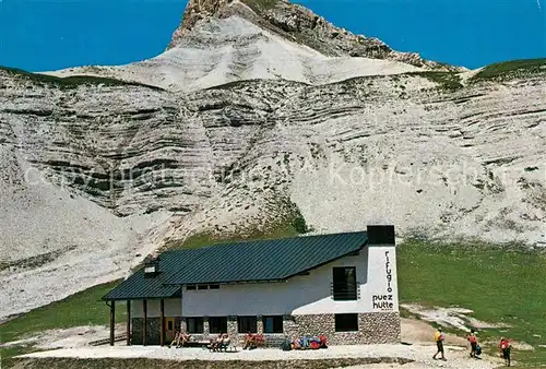 AK / Ansichtskarte Val_Badia Rifugio Puez Gruppo Sella Val_Badia