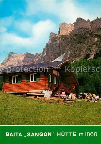 AK / Ansichtskarte St_Christina_Groeden Baita Sangon Huette 