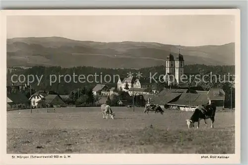 AK / Ansichtskarte St_Maergen Panorama Kirche St_Maergen