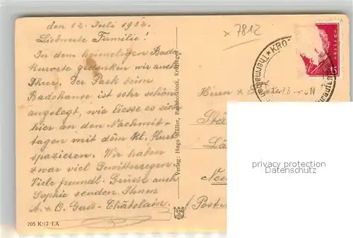 AK / Ansichtskarte Bad_Krozingen mit Belchen Bad_Krozingen