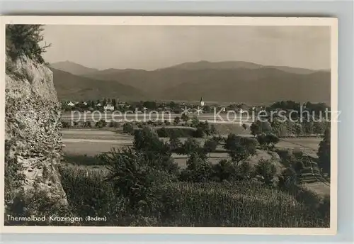 AK / Ansichtskarte Bad_Krozingen Panorama Bad_Krozingen