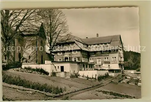 AK / Ansichtskarte St_Peter_Schwarzwald Haus Lindenberg Wallfahrtskirche St_Peter_Schwarzwald