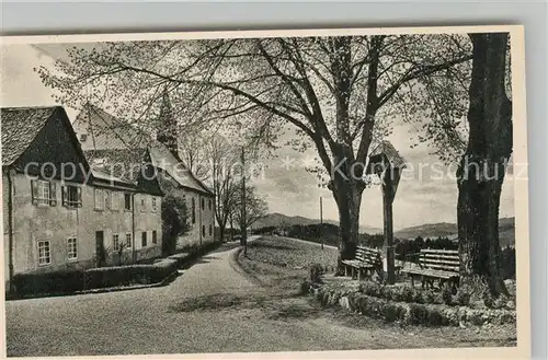 AK / Ansichtskarte St_Peter_Schwarzwald Haus Maria Lindenberg Wallfahrt Wegekreuz St_Peter_Schwarzwald