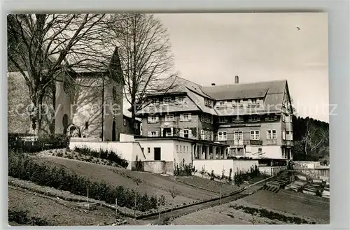AK / Ansichtskarte St_Peter_Schwarzwald Haus Maria Lindenberg Wallfahrtskirche St_Peter_Schwarzwald