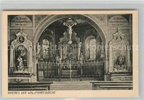 AK / Ansichtskarte St_Peter_Schwarzwald Inneres der Wallfahrtskirche St_Peter_Schwarzwald