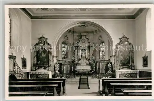 AK / Ansichtskarte St_Peter_Schwarzwald Inneres der Wallfahrtskirche St_Peter_Schwarzwald